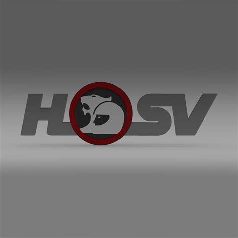 HSV Logo 3D Model .max .obj .3ds .fbx .c4d .lwo .lw .lws - CGTrader.com