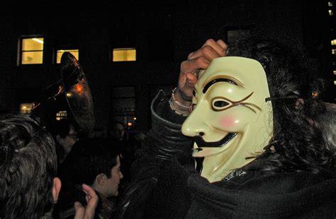 guy fawkes mask and tuba | At the latest massive Occupy Wall… | Flickr
