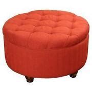 Round Cocktail Ottoman | eBay