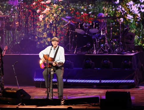 An appreciative crowd welcomes James Taylor and Jackson Browne to Blossom Music Center after ...