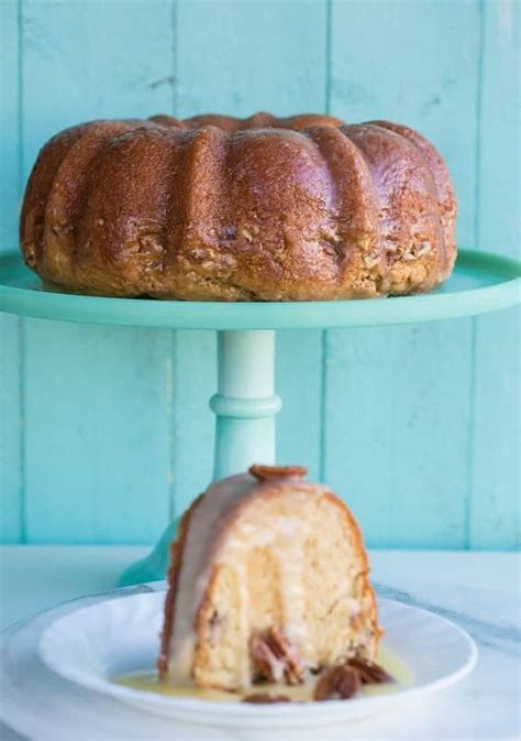 Pecan Butter Rum Cake Recipe - The Kitchen Magpie