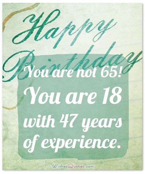 65th Birthday Wishes And Amazing Birthday Card Messages | Happy 65 ...