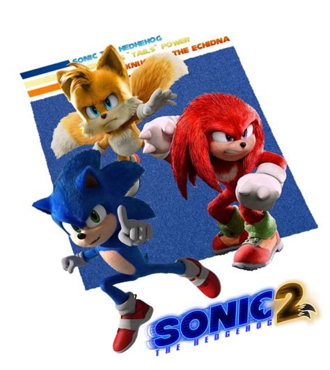 Sonic Movie 2 - poster | Sonic, Echidna, Sonic the hedgehog