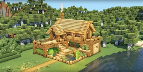 Minecraft Survival Farm House Ideas and Design