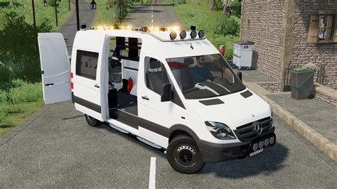 Mercedes-Benz Sprinter Service Car - Farming Simulator 2022 [FS 22 LS ...