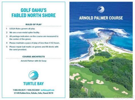 Turtle Bay Golf- Arnold Palmer Course - Course Profile | Course Database