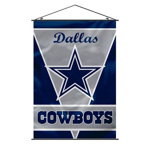 This 28" x 40" Dallas Cowboys Wall Banner is a perfect display of pride for your favorite team ...