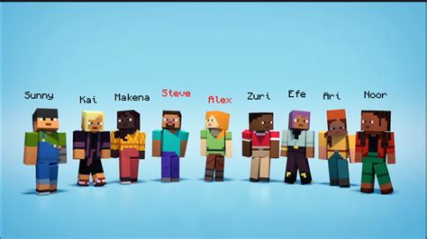 These are the names of the new minecraft skins! : r/Minecraft