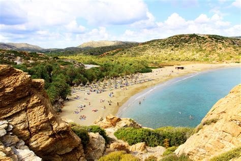 Vai beach in eastern Crete