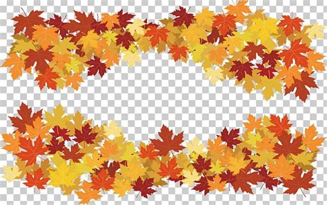 A Leaf Strewn Border PNG, Clipart, Autumn, Autumn Leaves, Autumn Maple ...