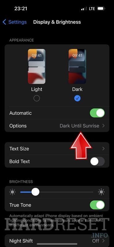 How to turn on and turn off Dark Mode on APPLE iPhone 15 Pro - HardReset.info