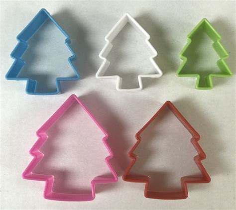 Christmas Tree Cutter set of 5 - Annettes Cake Supplies