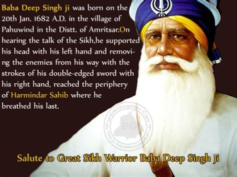 Baba Deep Singh Quotes. QuotesGram