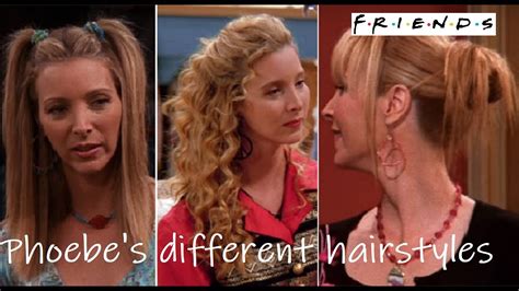 FRIENDS TV SHOW: Phoebe's Different Hairstyles (season 1-10) - YouTube