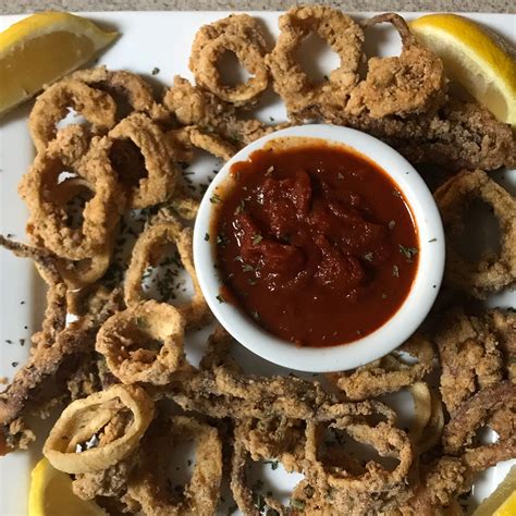 Deep-Fried Calamari Rings Calamari Rings Recipe, Deep Fried Calamari ...