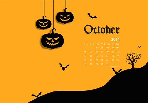 October 2024 Halloween Calendar - Billi Cherise