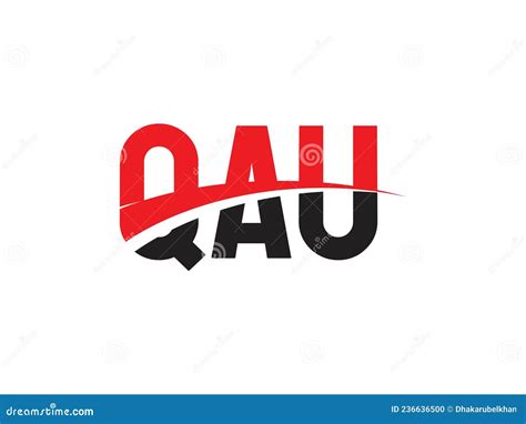 Illustration Du Vecteur De Conception Du Logo Initial De La Lettre Qau ...