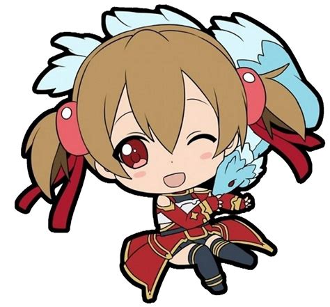 "Sword Art Online Silica and Pina Chibi" by shayapig | Redbubble