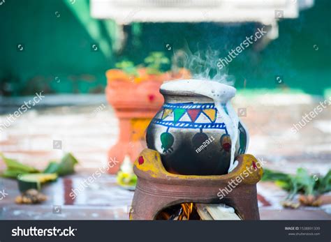 Pongal Pot Decoration Thai Pongal Harvest Stock Photo (Edit Now) 1538891339