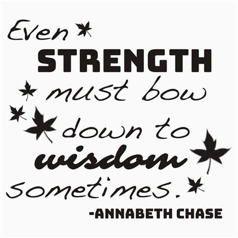 "Strength Must Bow to Wisdom - Annabeth Chase" Essential T-Shirt for Sale by Marissa Osman ...