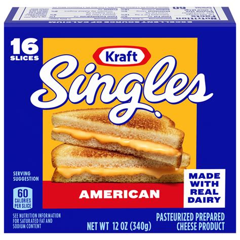 Save on Kraft Singles American Cheese Slices - 16 ct Order Online ...