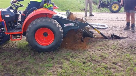 Trench It Tractor Mounted Trencher (TMT) - YouTube