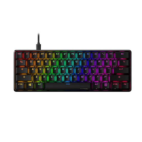 HyperX Alloy Origins 60% RGB Mechanical Gaming Keyboard (Red Linear Sw ...