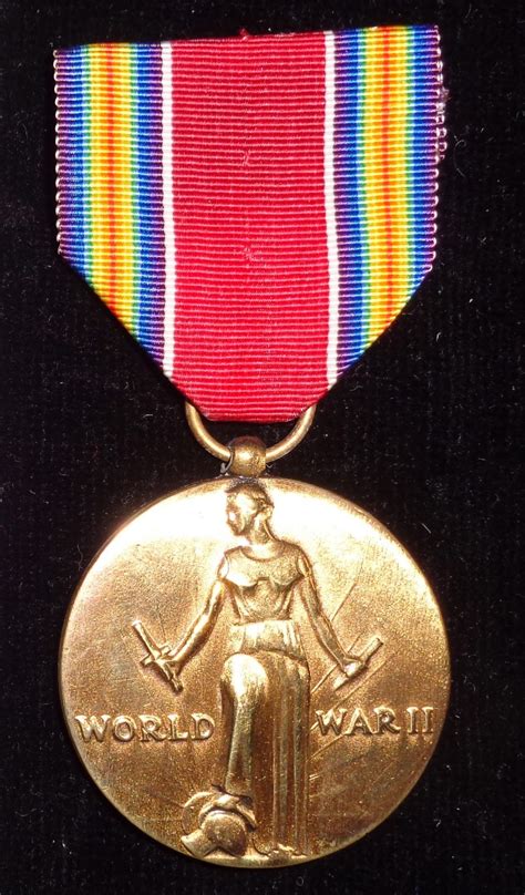 United States of America: World War Two Victory medal.Circa.1941/45 – Relic Militaria – Military ...