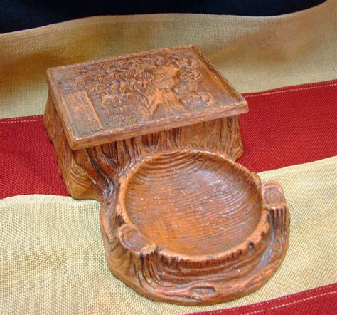 Vintage Ashtray and Cigarette Box Circa 1940's | Etsy