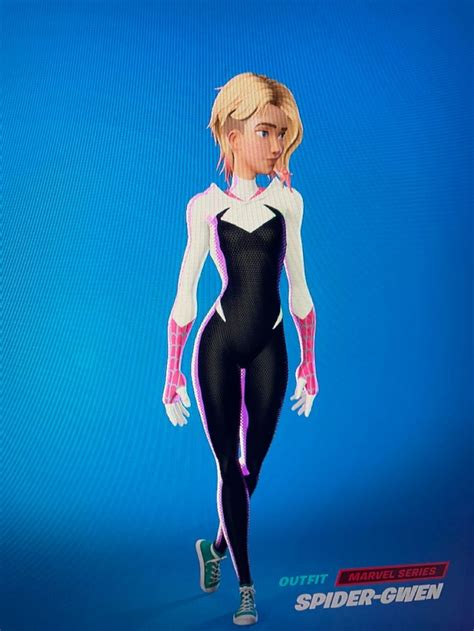 Spider-Gwen Fortnite skin | Spider gwen, Fortnite, Gwen