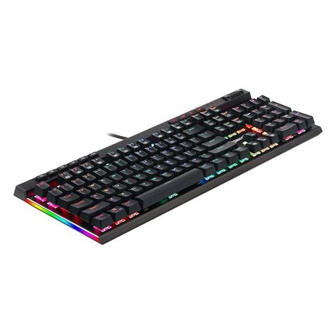 Tastatura gaming mecanica Redragon Vata, iluminare RGB, switch blue - eMAG.ro