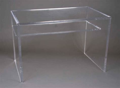 Acrylic Desk with drawers 36″ x 20″ x 30″ tall - Plasticmart