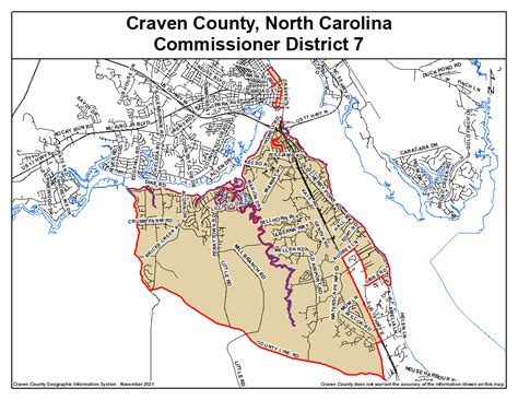 Commissioner District Maps | Craven County