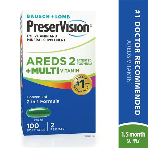 PreserVision® AREDS 2 Formula + MultiVitamin Vitamin & Mineral ...