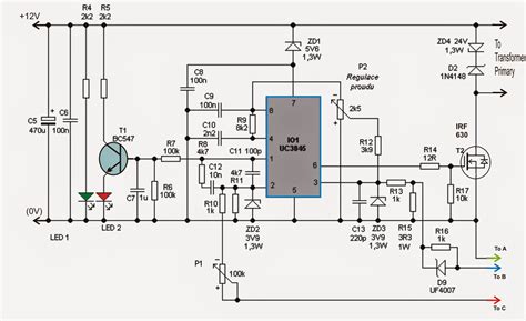 24 Volt 10 Amp Power Supply Circuit Diagram