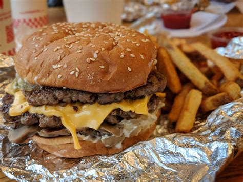 Yummy Foooooood - Five Guys Cheeseburger & Fries