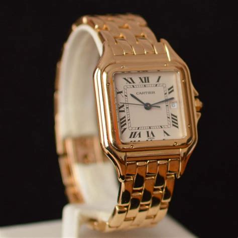 18k gold cartier panthere watch cartier cartier panth re watch, featuring - Rocks and Clocks