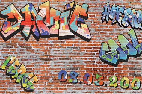 Brick Wall Graffiti Wallpapers - Top Free Brick Wall Graffiti Backgrounds - WallpaperAccess