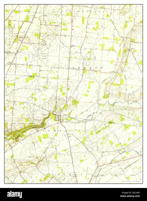 Clifton, Ohio, map 1954, 1:24000, United States of America by Timeless Maps, data U.S ...