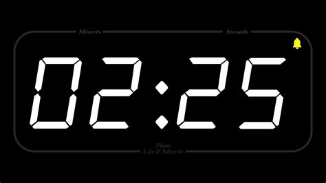 4 MINUTES TIMER & ALARM - 1080p - COUNTDOWN - YouTube