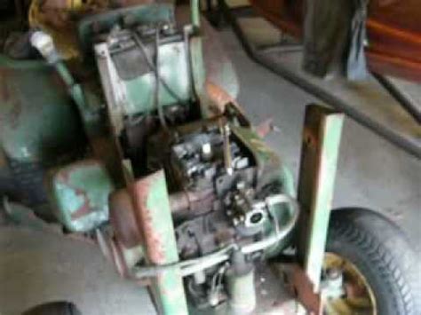 John Deere 110 (engine work) - YouTube