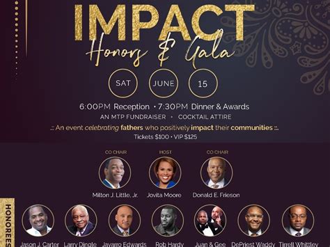 The 2nd Impact Honors Dinner and Gala to Honor Fathers on June 15 | Atlanta, GA Patch