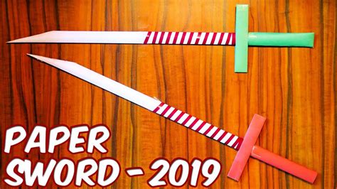 How to make a Paper Sword | NINJA SWORD | easy - YouTube