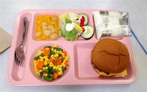 How Many Calories Are In A School Lunch Hamburger - School Walls