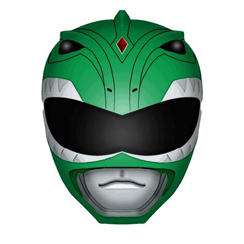 Green Ranger helmet by green24mellowart on DeviantArt