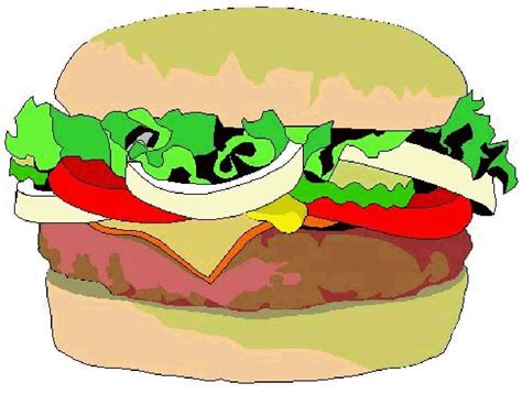 hamburger clip art - Clip Art Library