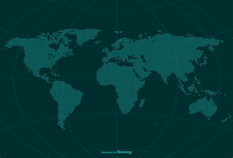 Pixel World Globe Map Vector 169839 Vector Art At Vecteezy 041
