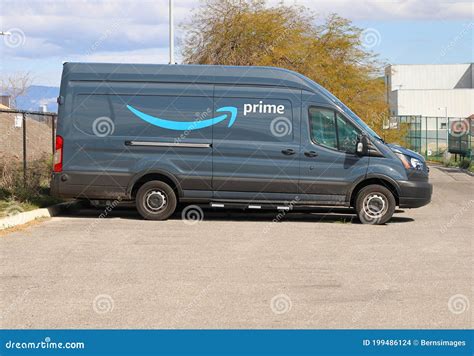 Fleet Of New Amazon Prime Delivery Vans Editorial Photo | CartoonDealer ...