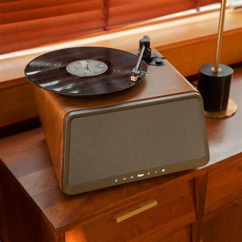 HYM Seed – All in one Turntable System with Bluetooth - Walnut - mylifestyleaudio