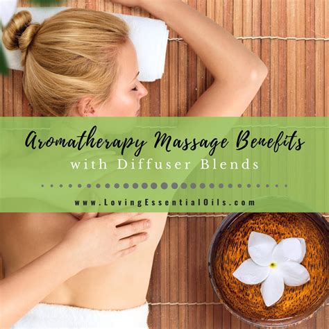 5 Aromatherapy Massage Benefits with Essential Oil Diffuser Blends